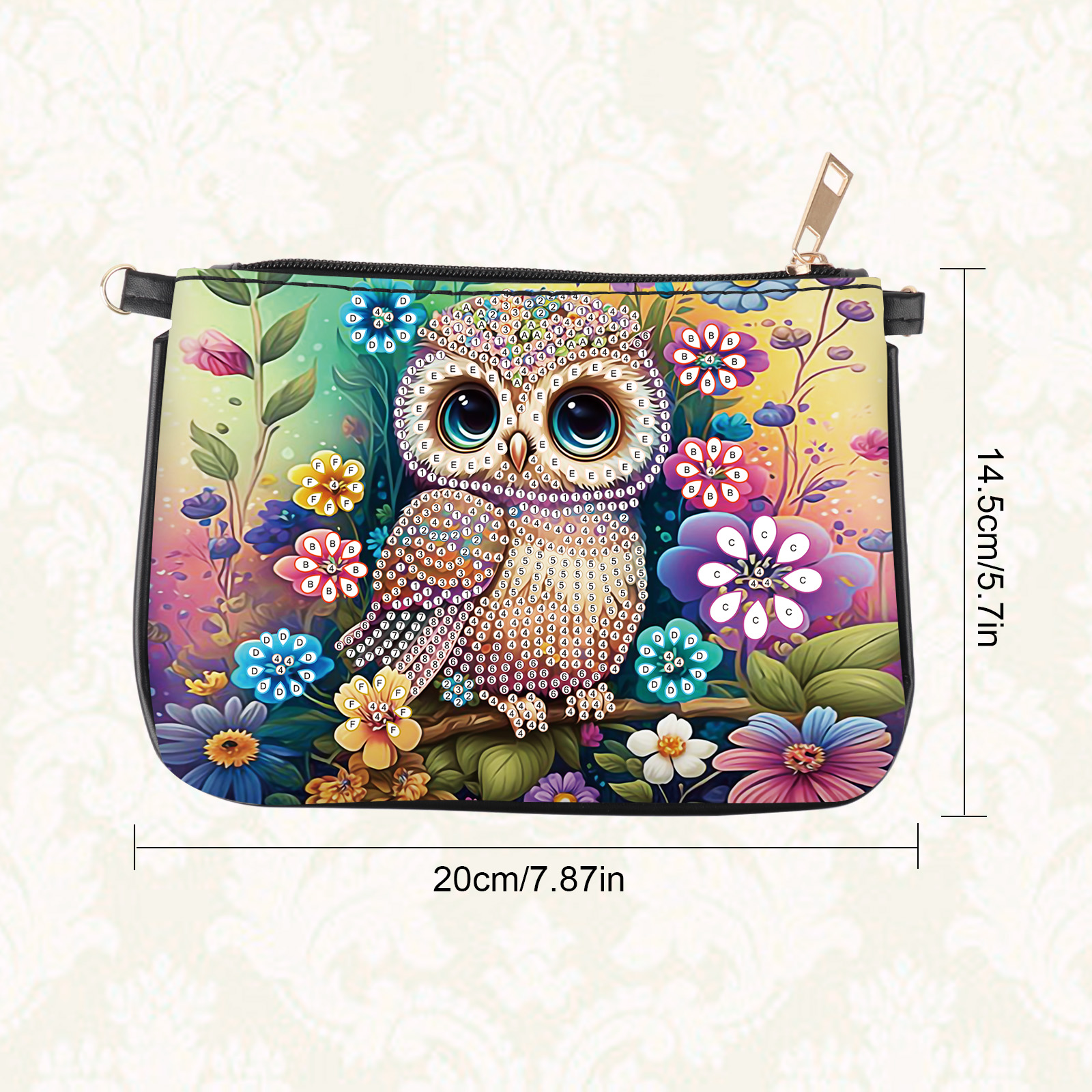 Colorful Owl Diamond Art Paint - Art Craft For Adults ulasan dan harga