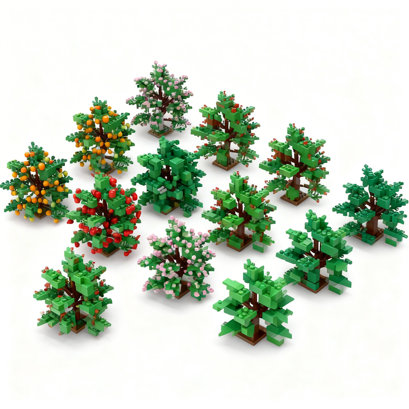 16946pcs MOC Tree City Model B - Art Craft Christmas Ideas ulasan dan harga