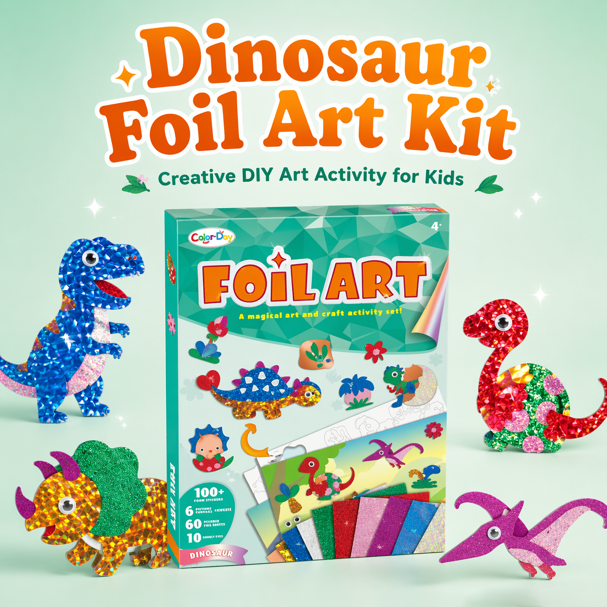 Kids Foil Art Kit 100+ Pcs, Co - Art Craft Girl ulasan dan harga