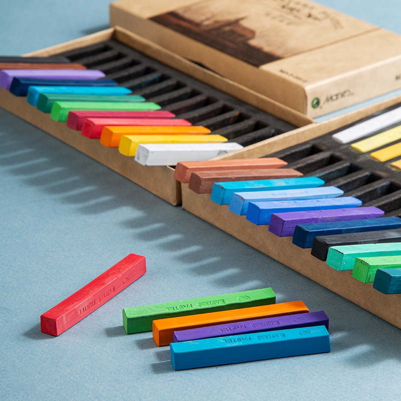 12/24/36/48 Color Maries Squar - Chalk Pastel Set ulasan dan harga