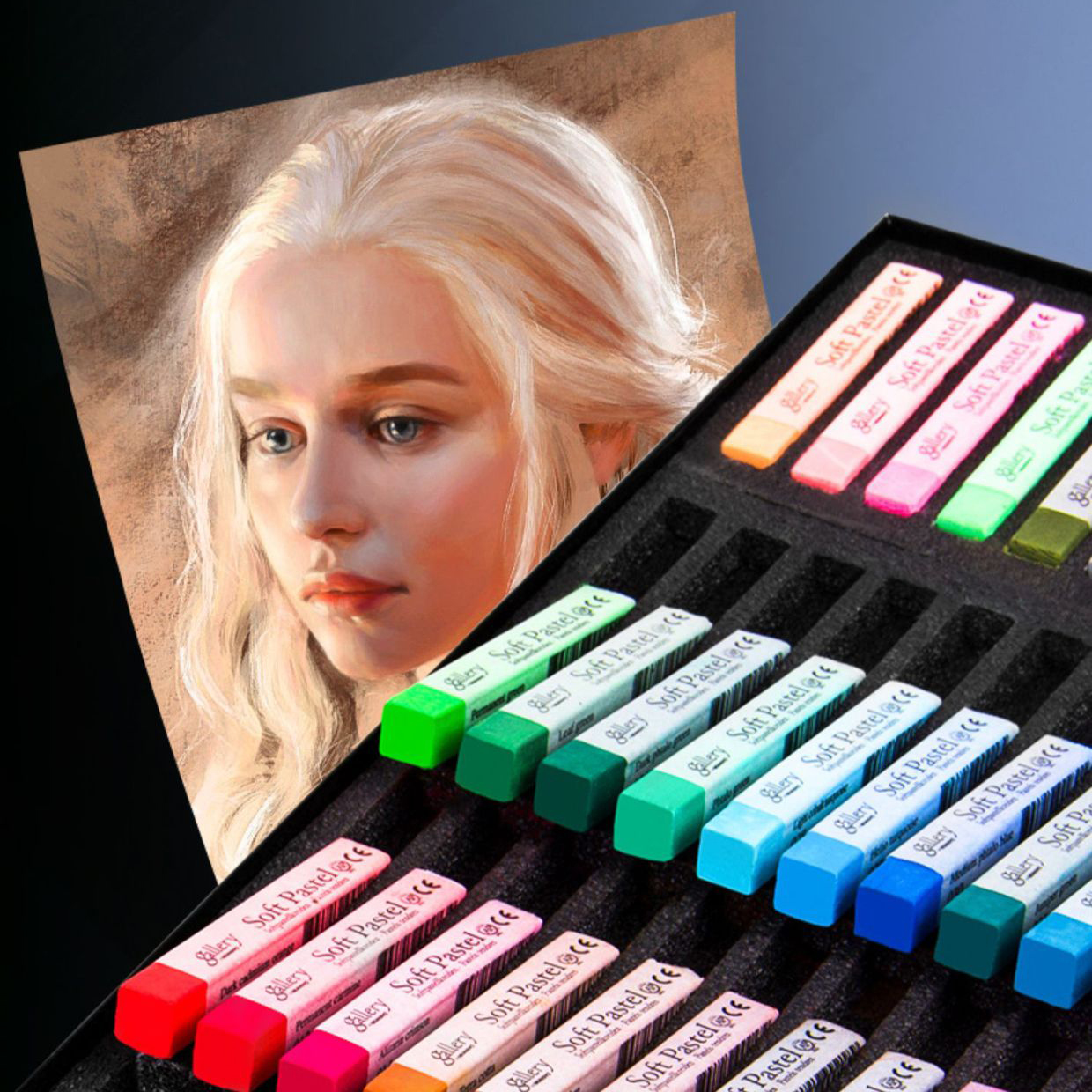 Soft Pastel Squares Chalk 24/3 - Chalk Pastel Set ulasan dan harga