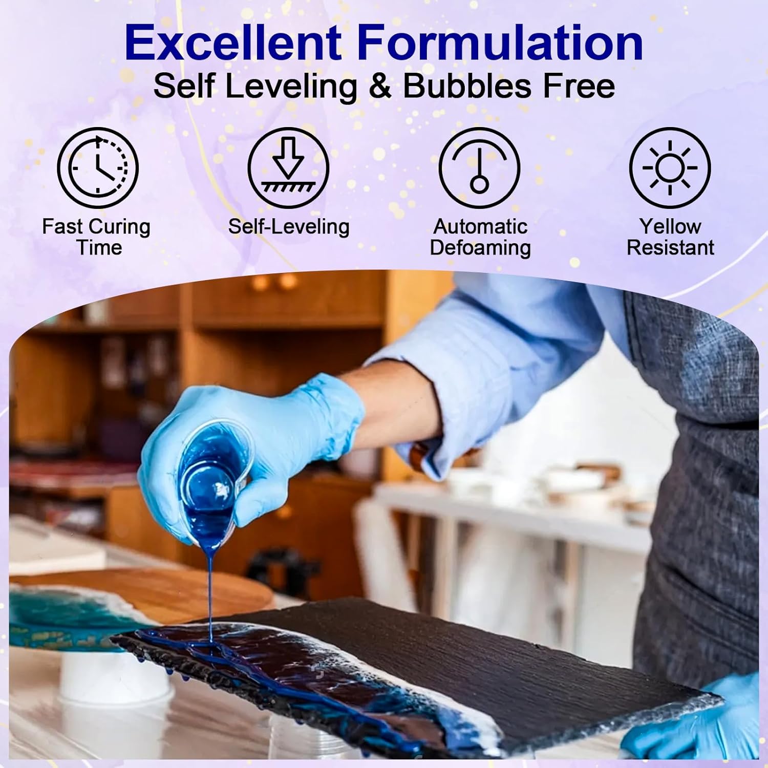 Clear Epoxy Resin AB Glue Hard - Art Craft Glue ulasan dan harga