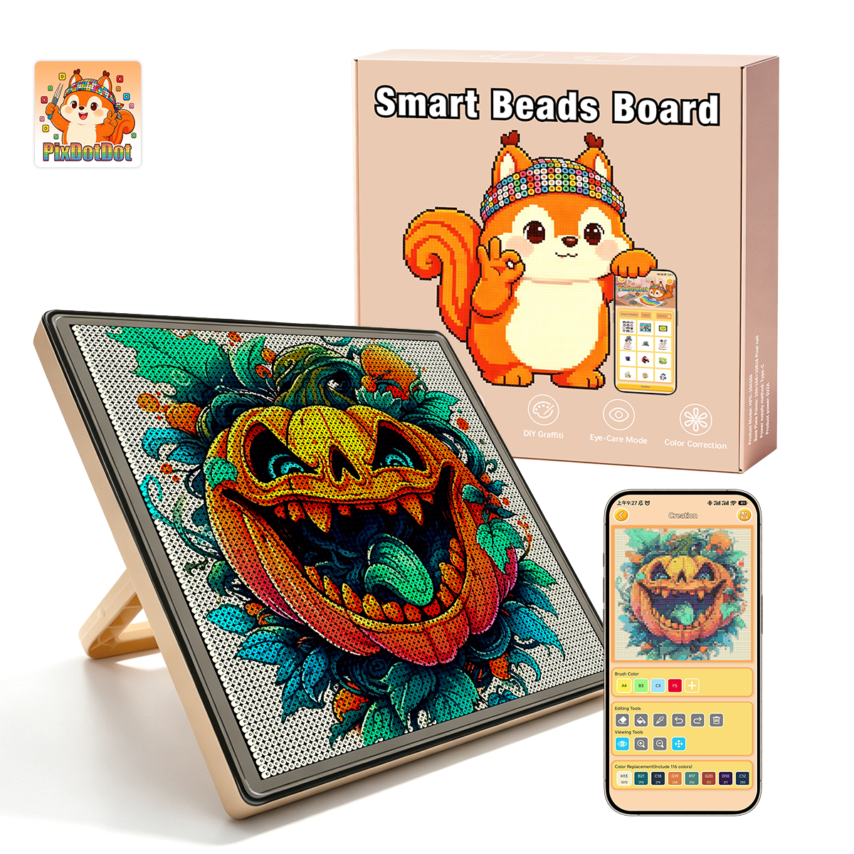 Smart LED Bead Art Board with  - Art Crafting ulasan dan harga