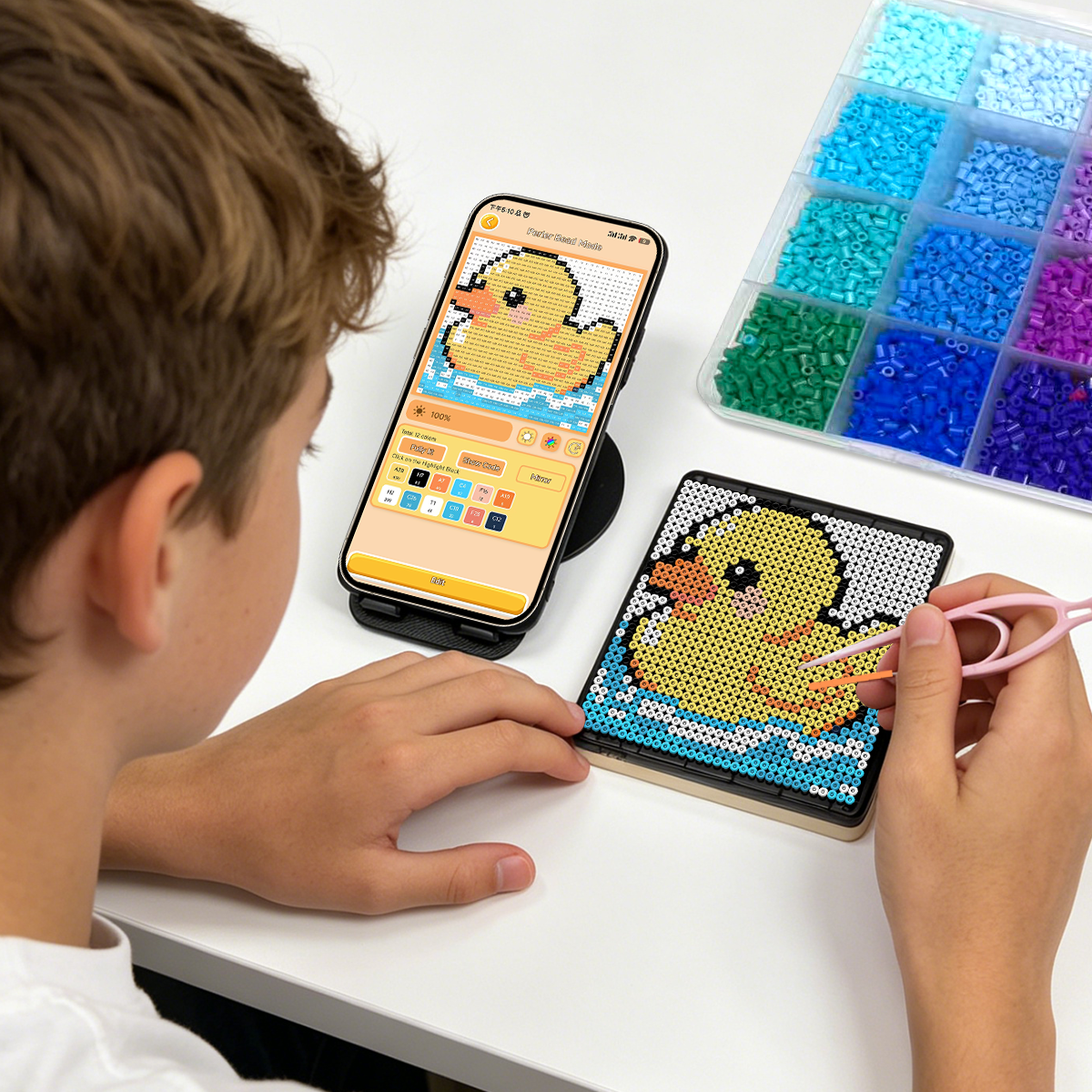 Smart LED Bead Art Board with  - Art Crafting ulasan dan harga