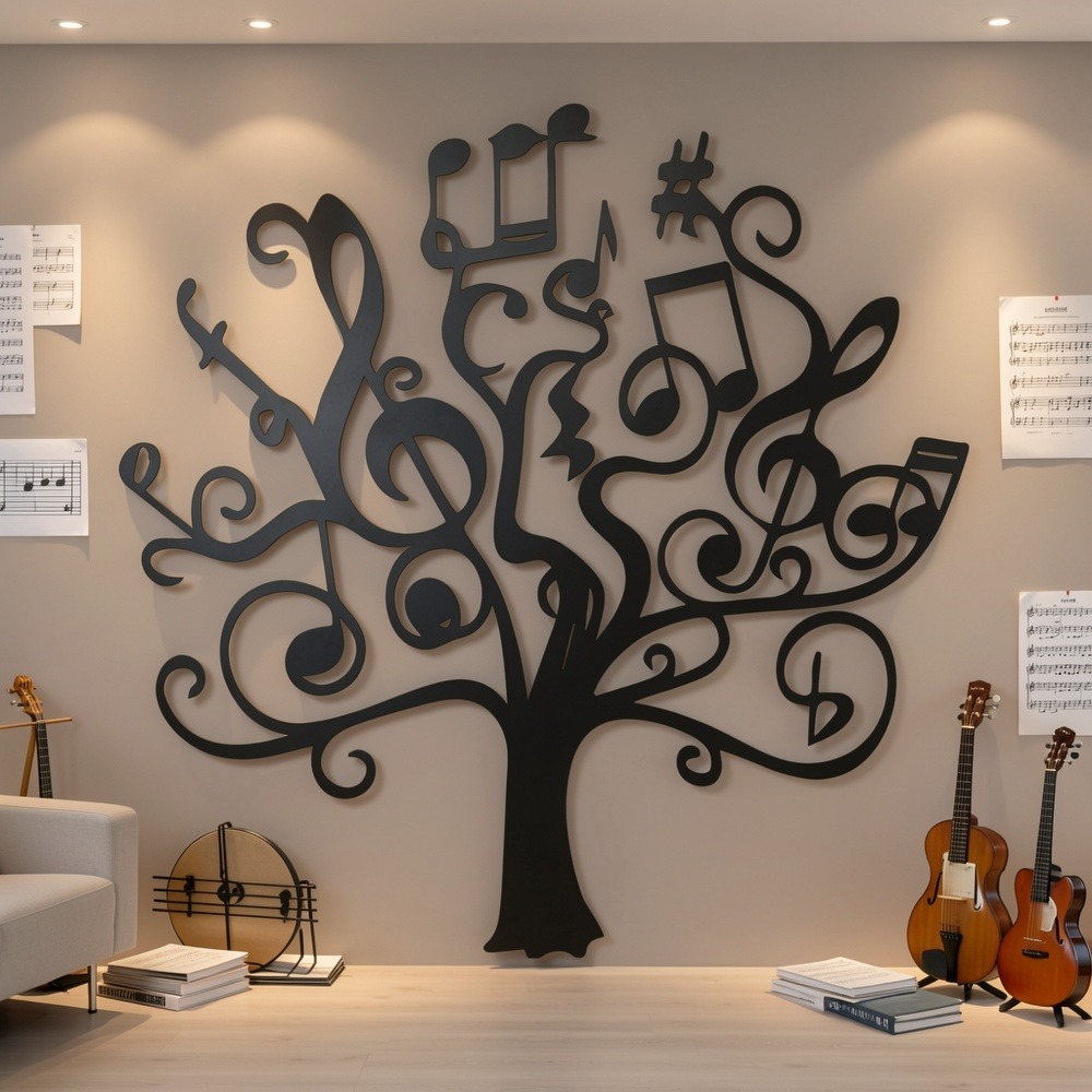 CIFBUY Metal Wall Art Musical  - Art And Craft Studio ulasan dan harga
