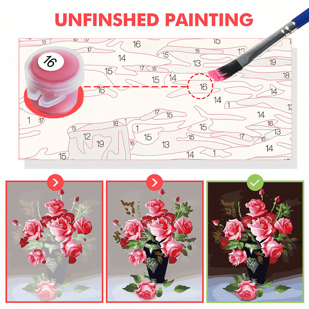 DIY Paint By Number Adult Kit  - Art Craft Number ulasan dan harga