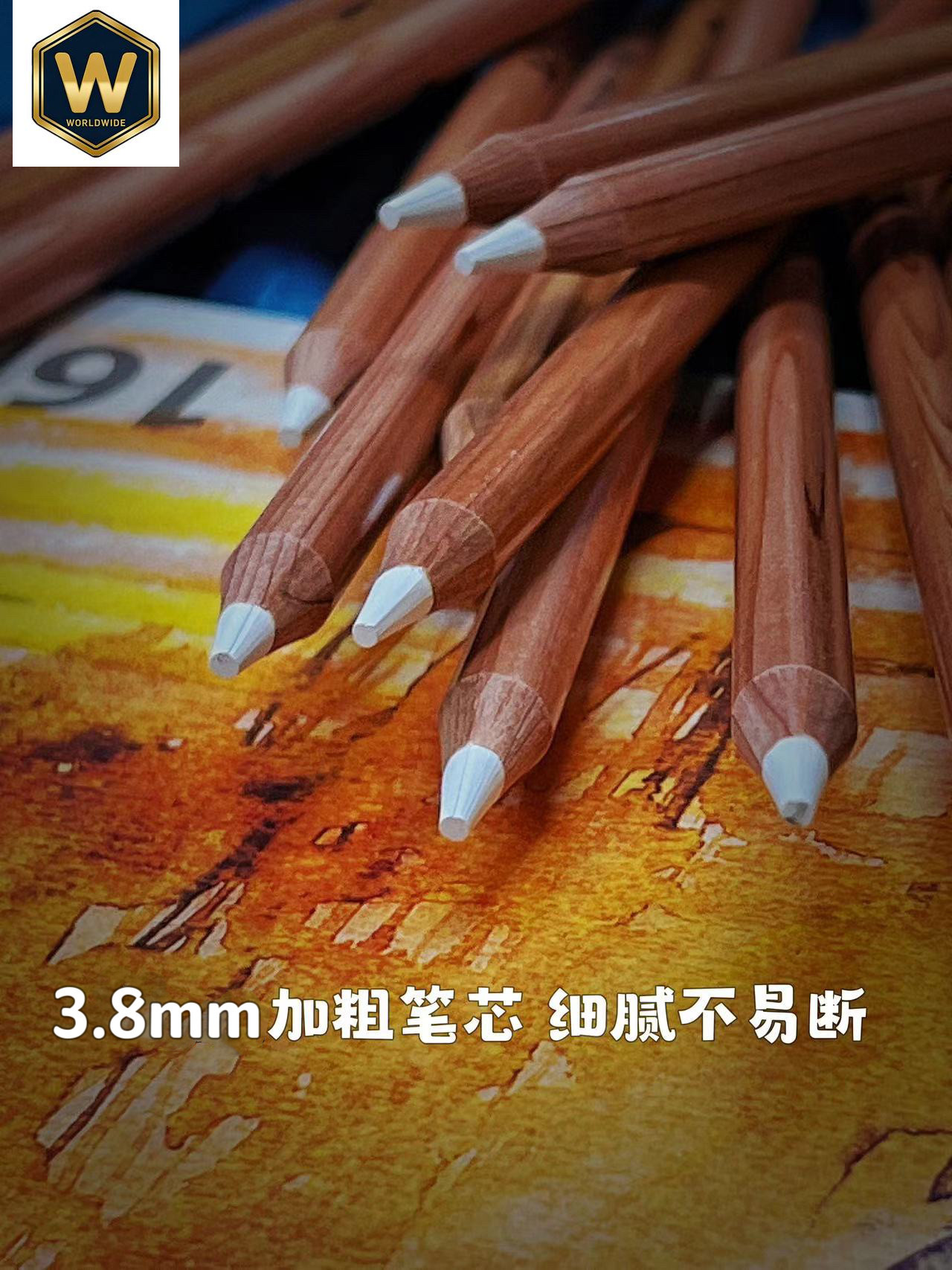 For Jinma: Enhanced White & En - Colored Pencil Professional ulasan dan harga