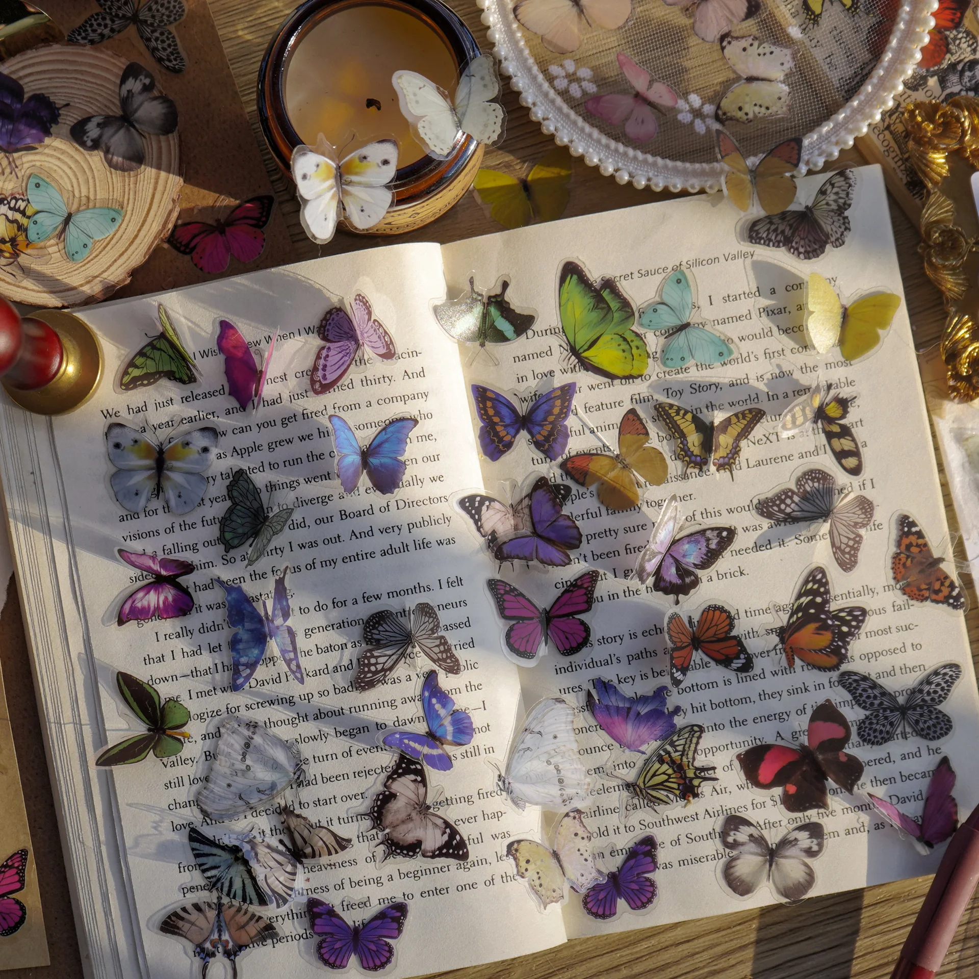 Journamm 40pcs/pack Butterfly  - Art Craft 3 Year Old ulasan dan harga