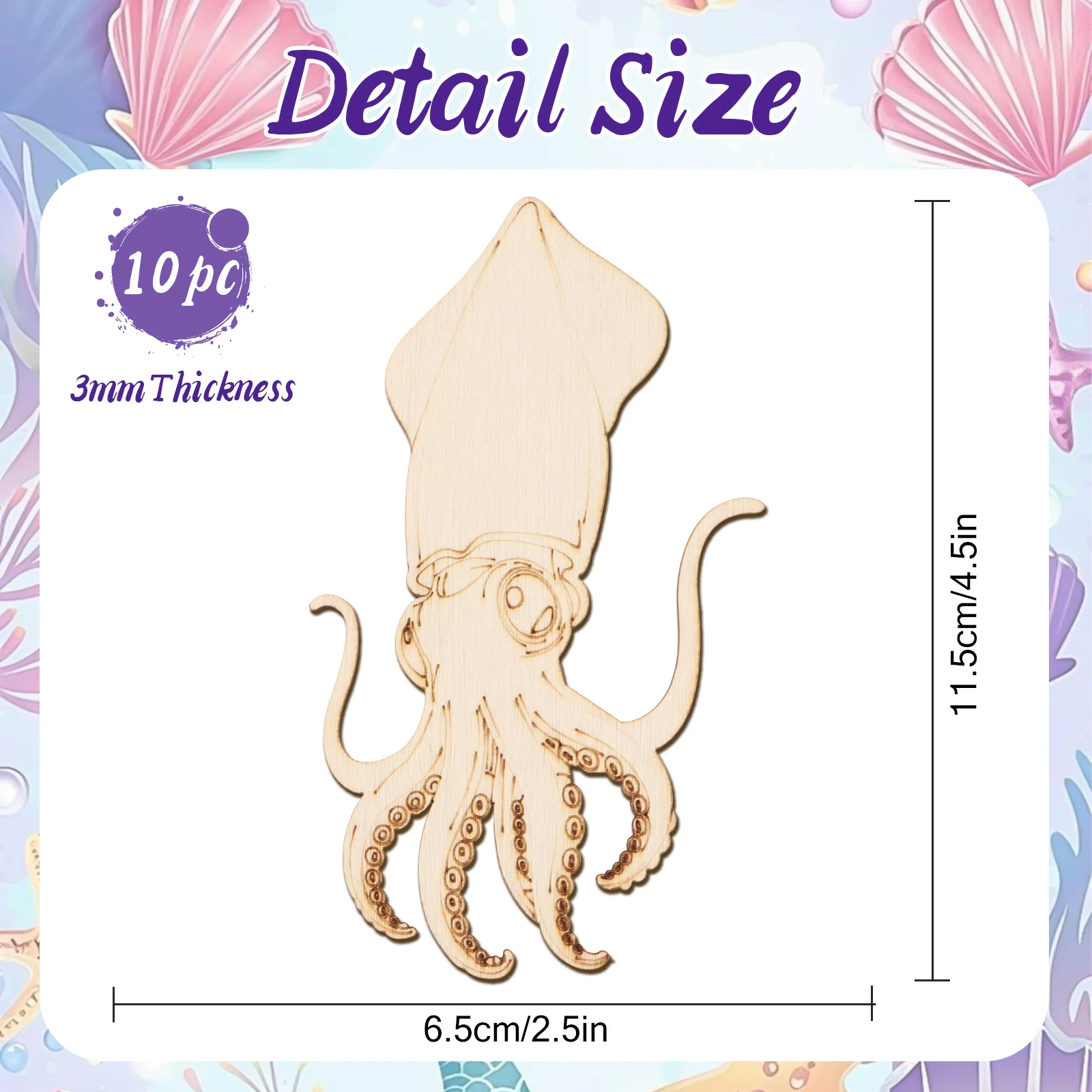 10pcs/set Unfinished Wood Craf - Art Crafting ulasan dan harga