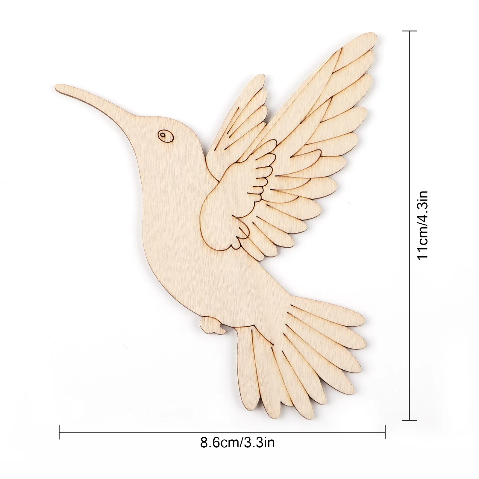 10pcs Unfinished Wood Animal B - Art Crafting ulasan dan harga