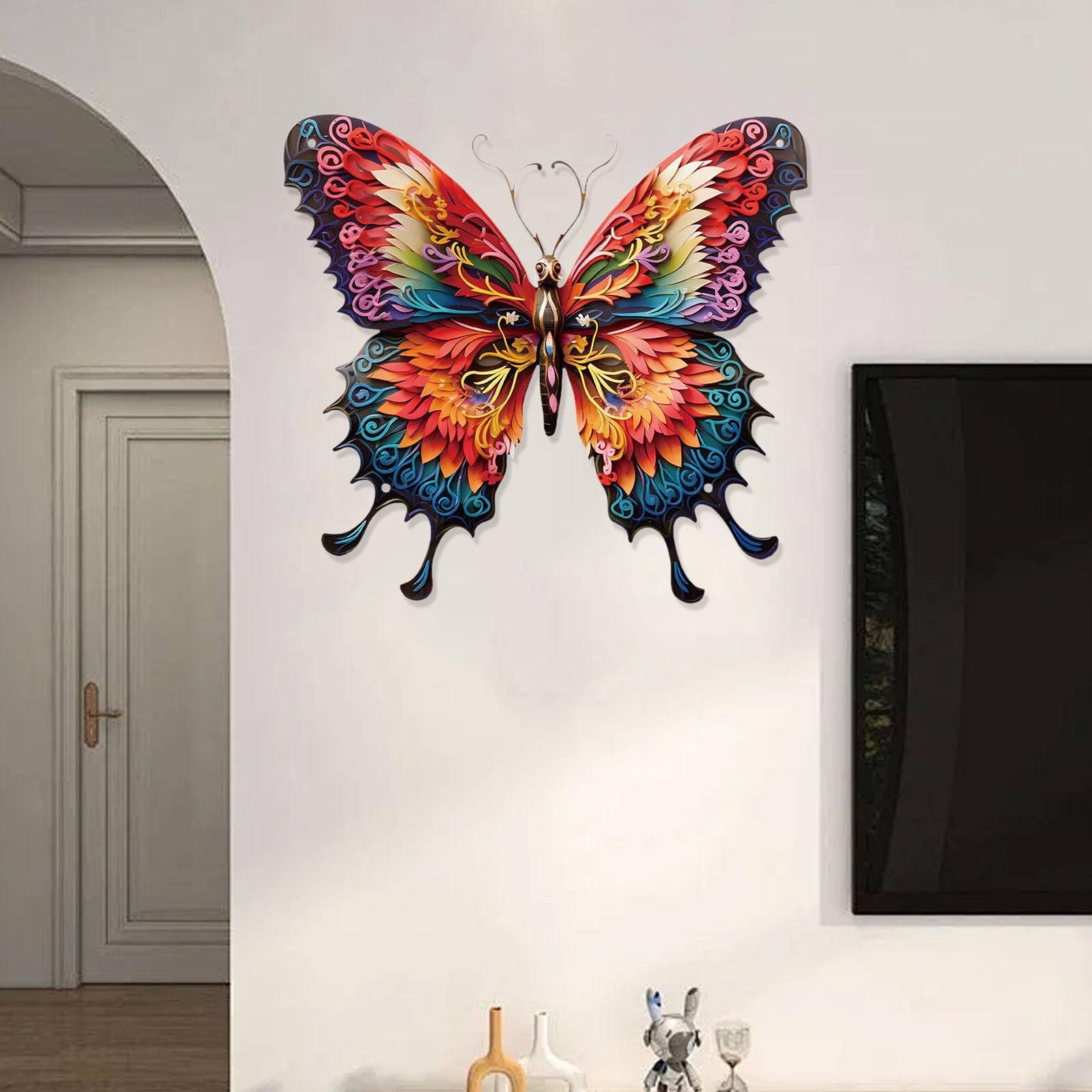 Iron Butterfly Wall Art Crafts - Art Craft Gallery ulasan dan harga