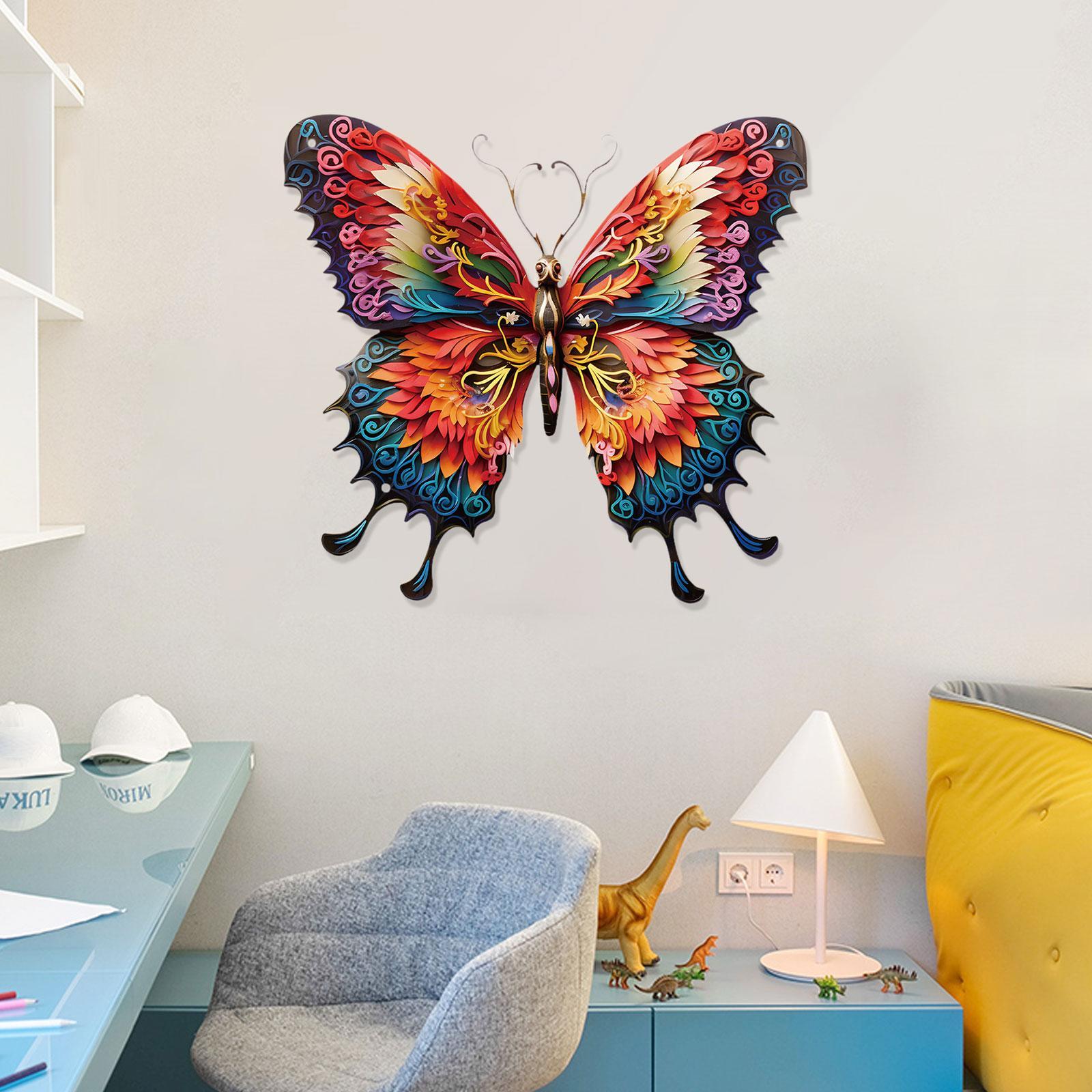 Iron Butterfly Wall Art Crafts - Art Craft Gallery ulasan dan harga