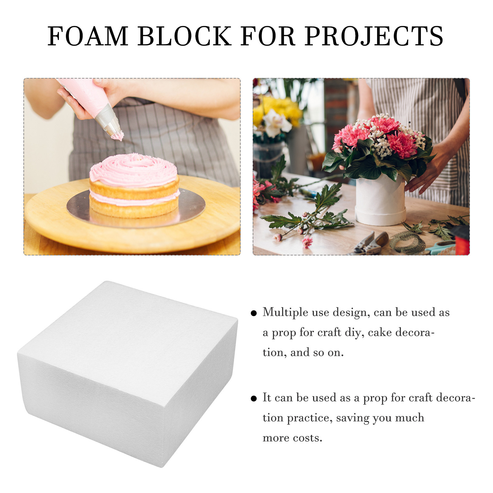 White Foam Sculpting Blocks fo - Art Craft School ulasan dan harga