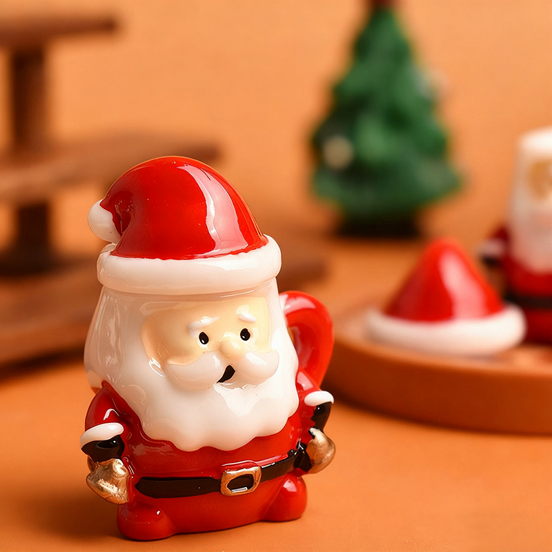 Mini Santa Teacup Ornament - R - Art Craft Market ulasan dan harga