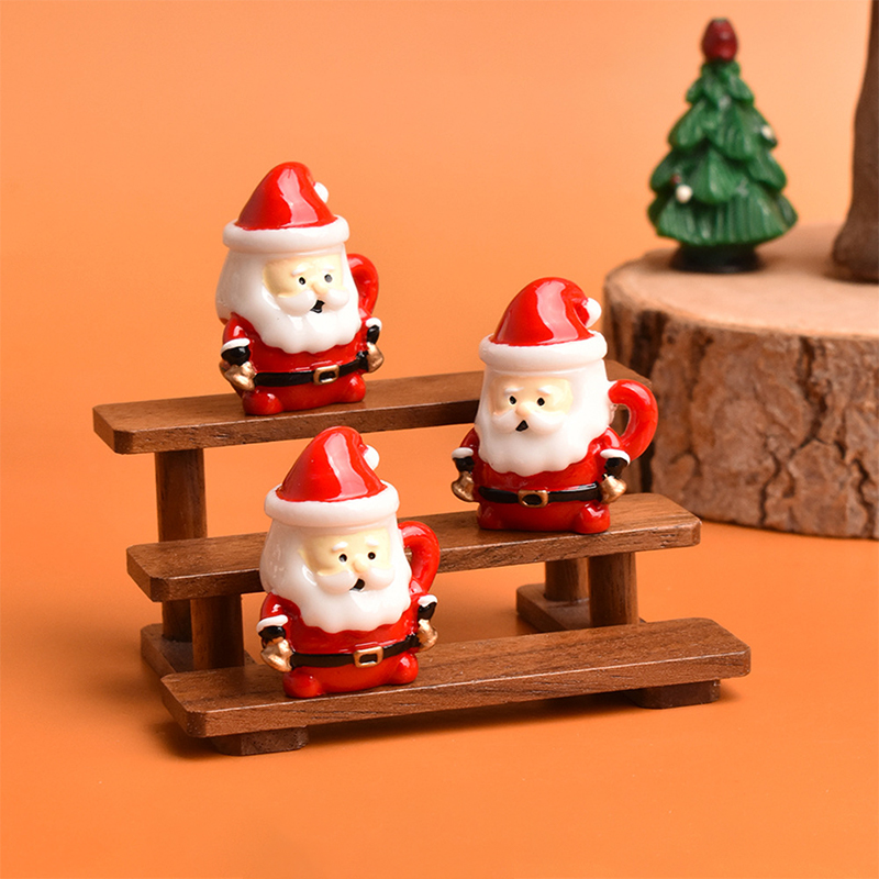 Mini Santa Teacup Ornament - R - Art Craft Market ulasan dan harga