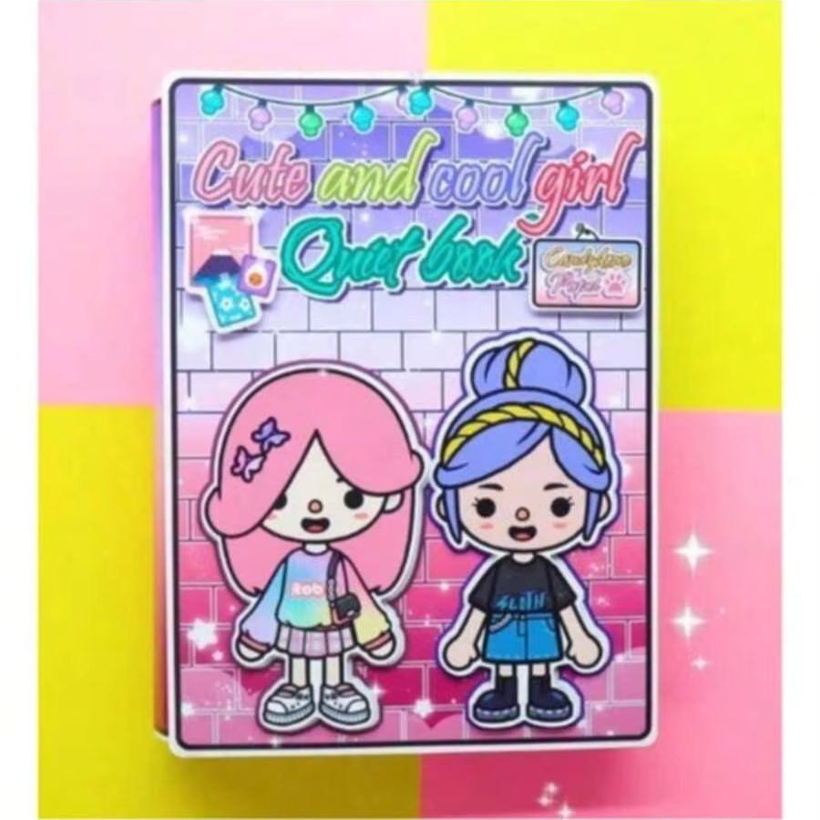 Paper Doll Theme DIY Sticker C - Art Craft 3 Year Old ulasan dan harga
