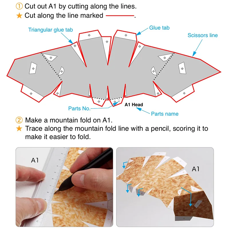 Toy Poodle Dog Folding Origami - Art And Craft Nature ulasan dan harga