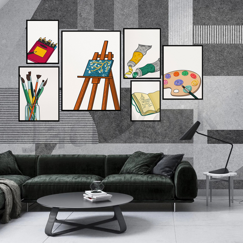 Art Supplies Gallery Wall - ar - Art Craft Gallery ulasan dan harga