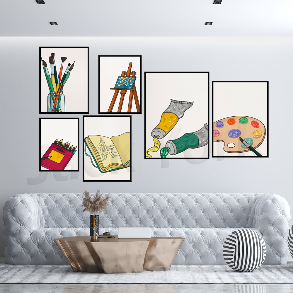Art Supplies Gallery Wall - ar - Art Craft Gallery ulasan dan harga