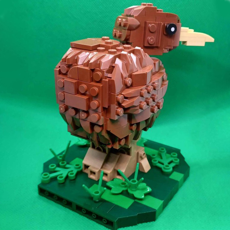 355pcs MOC Sculptures Kiwi Mod - Art Craft Christmas Ideas ulasan dan harga