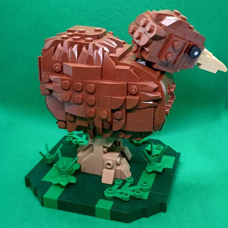 355pcs MOC Sculptures Kiwi Mod - Art Craft Christmas Ideas ulasan dan harga