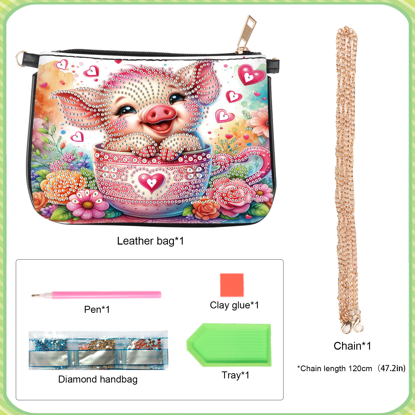 Diamond Art Painting bag Kits  - Art Craft For Adults ulasan dan harga