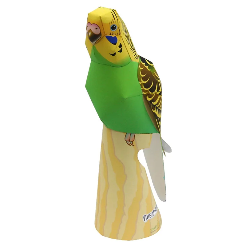 Budgerigar Parrot Bird Handmad - Art And Craft Nature ulasan dan harga
