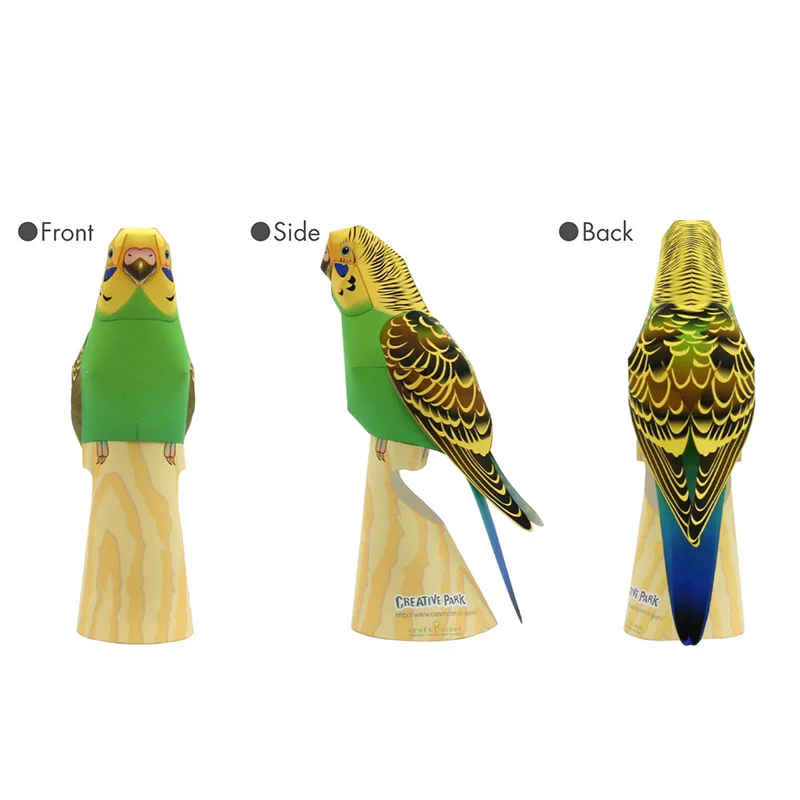 Budgerigar Parrot Bird Handmad - Art And Craft Nature ulasan dan harga
