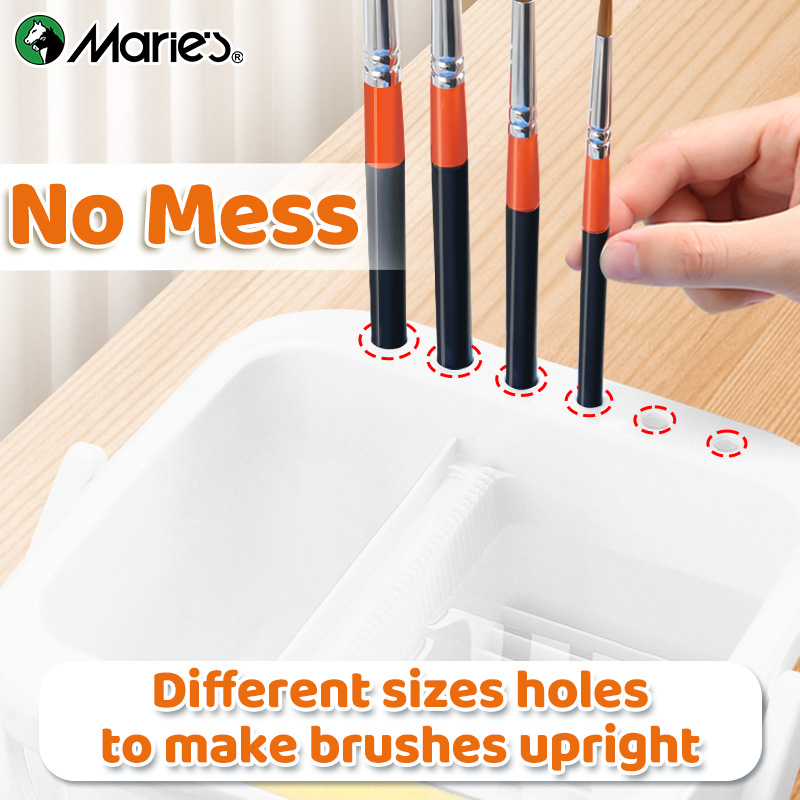 Marie's White Paint Brush Clea - Watercolor Brush Pen ulasan dan harga