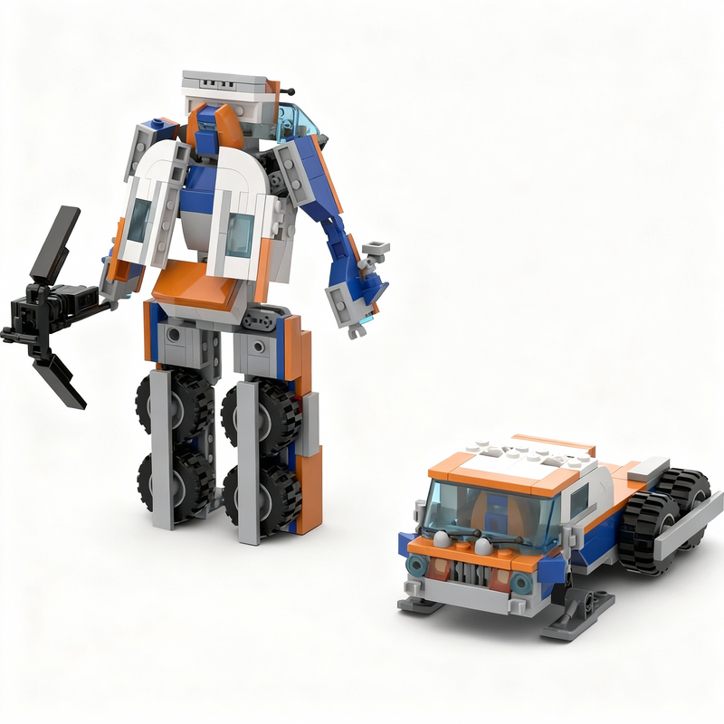 251pcs MOC Transformer- Avalan - Art Craft Christmas Ideas ulasan dan harga