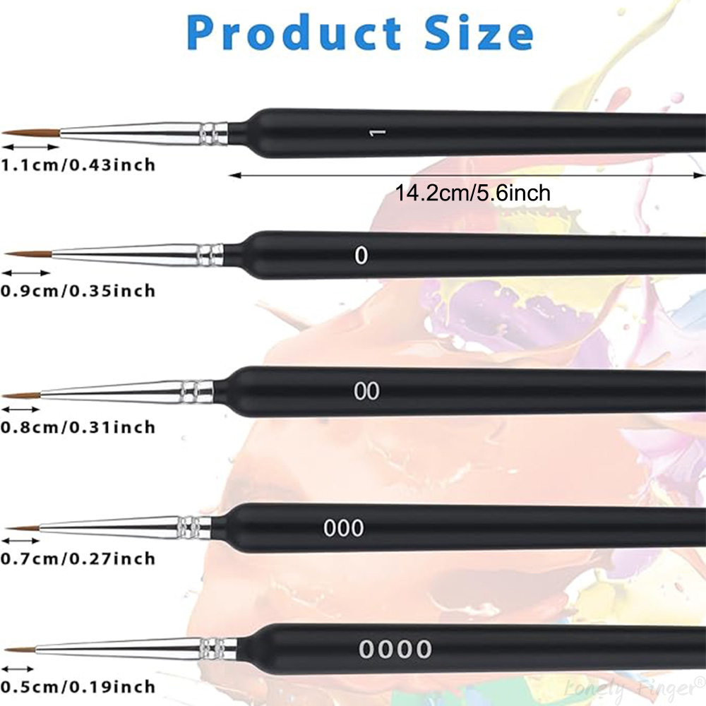 5/11Pcs Paint Brushes Set, Art - Watercolor Brush Pen ulasan dan harga