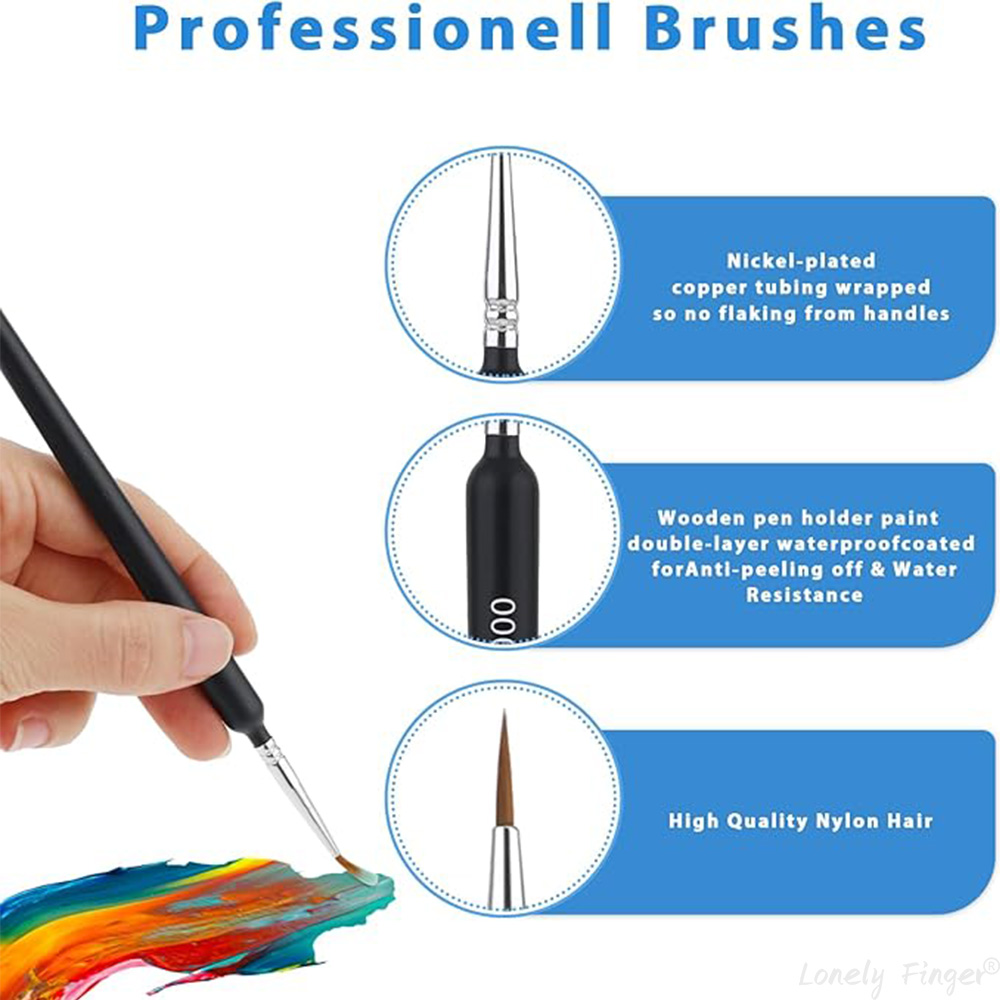 5/11Pcs Paint Brushes Set, Art - Watercolor Brush Pen ulasan dan harga