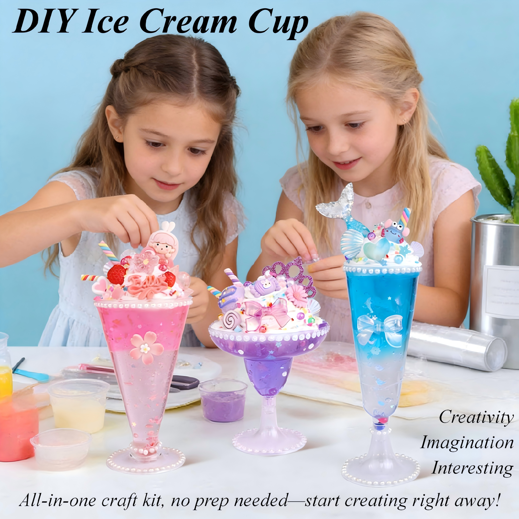 DIY Cream Glue Ice Cream Cup K - Art Craft Girl ulasan dan harga