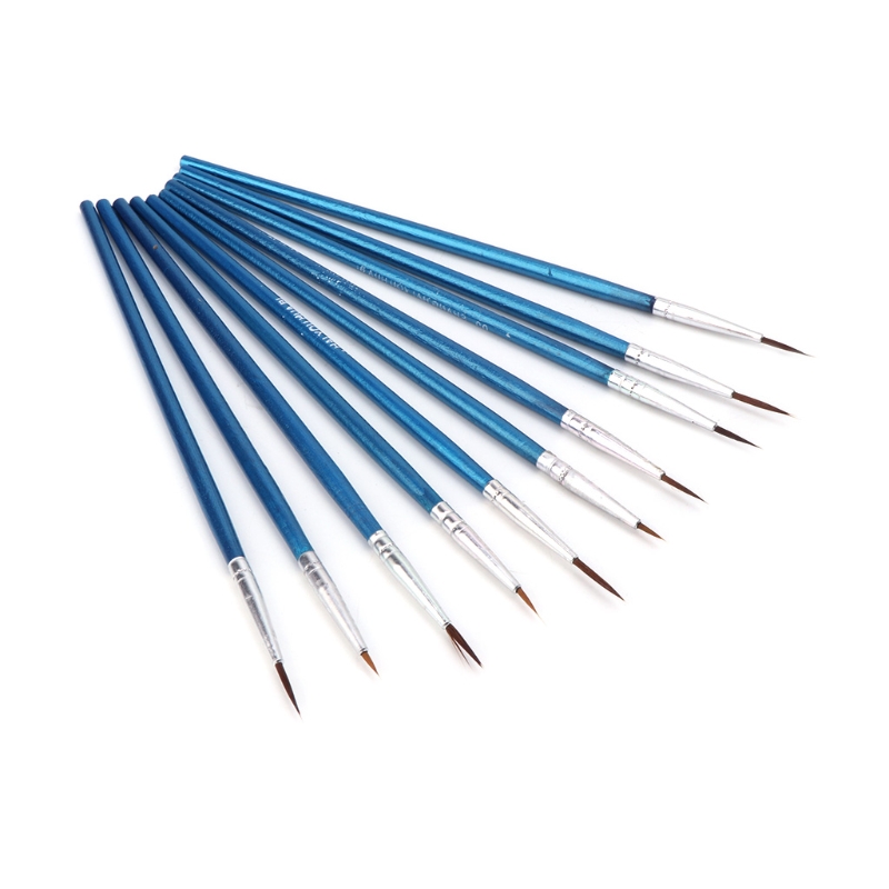 10PCS/Set Nylon Hair Paint Bru - Watercolor Brush Pen ulasan dan harga