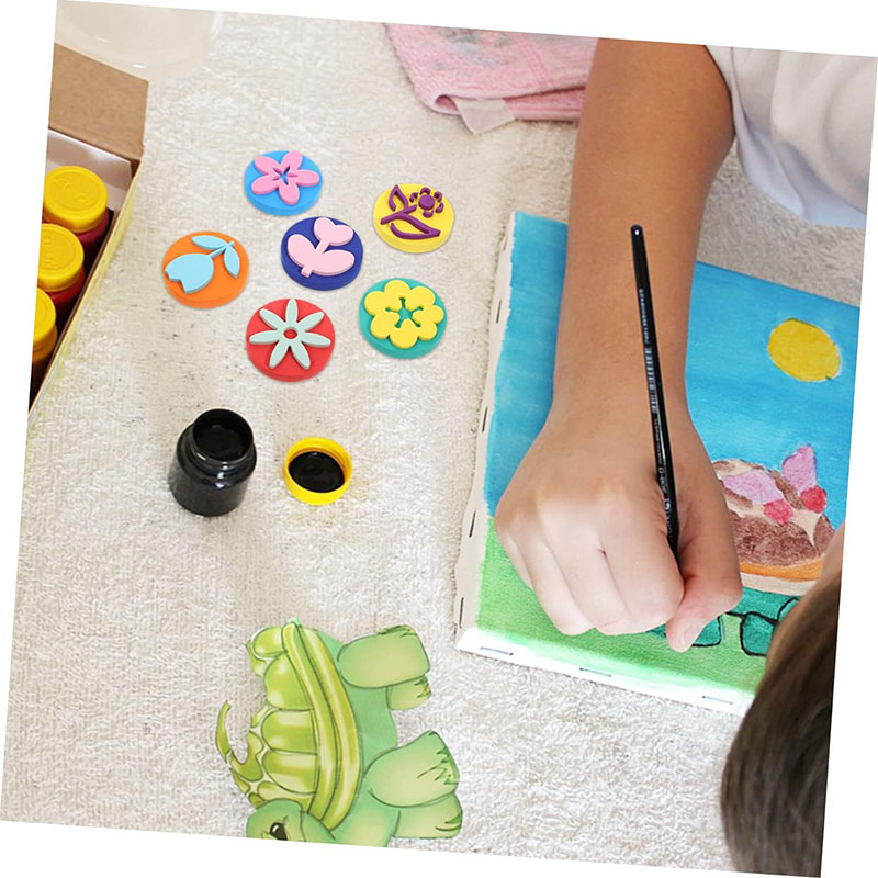 6Pcs/bag Foam Stamps for Paint - Art Craft 3 Year Old ulasan dan harga