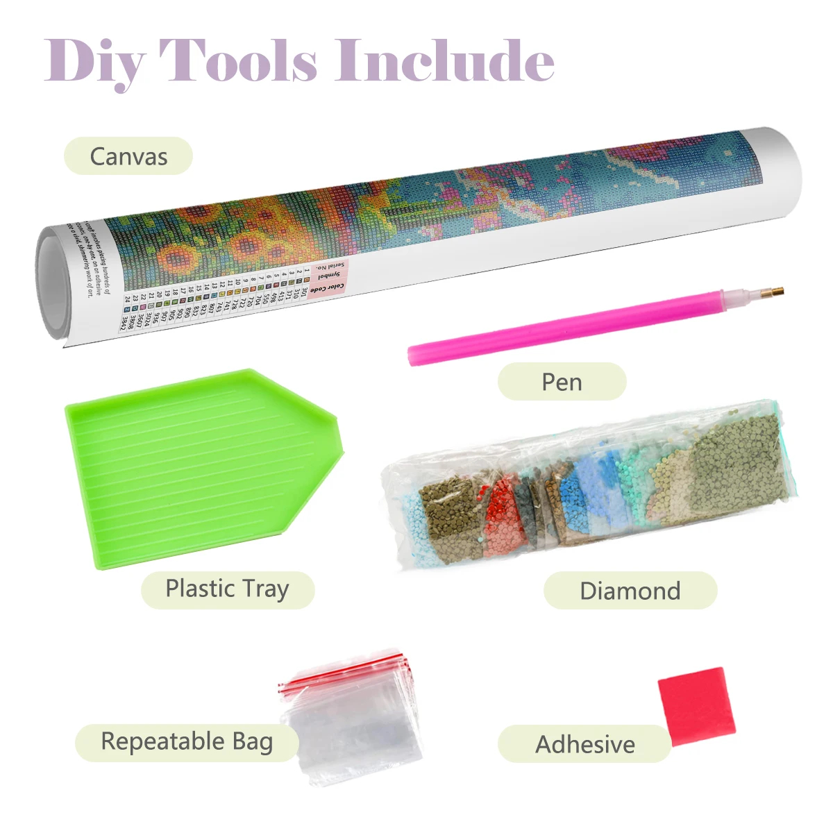 5D DIY Cartoon Craft Lass Diam - Art And Craft Studio ulasan dan harga
