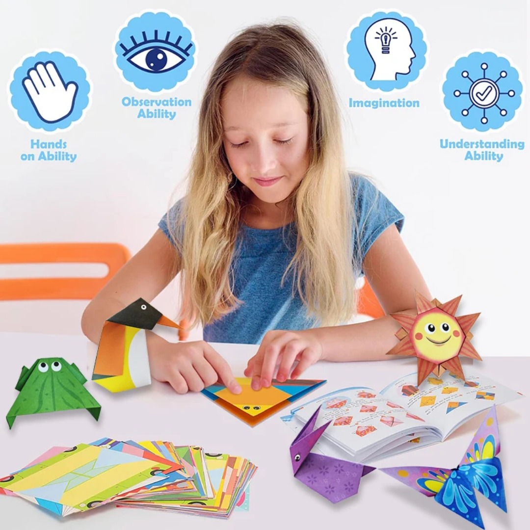 New Origami Kit 30 Sheets Orig - Art Craft 3 Year Old ulasan dan harga