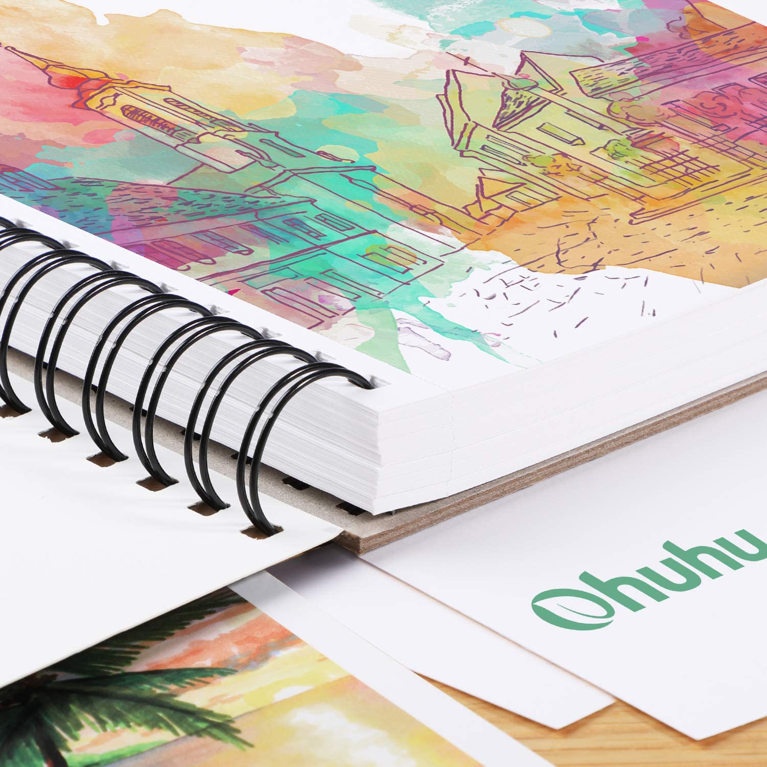 Ohuhu Spiral Bound Marker Pad  - Watercolor Brush Pen ulasan dan harga