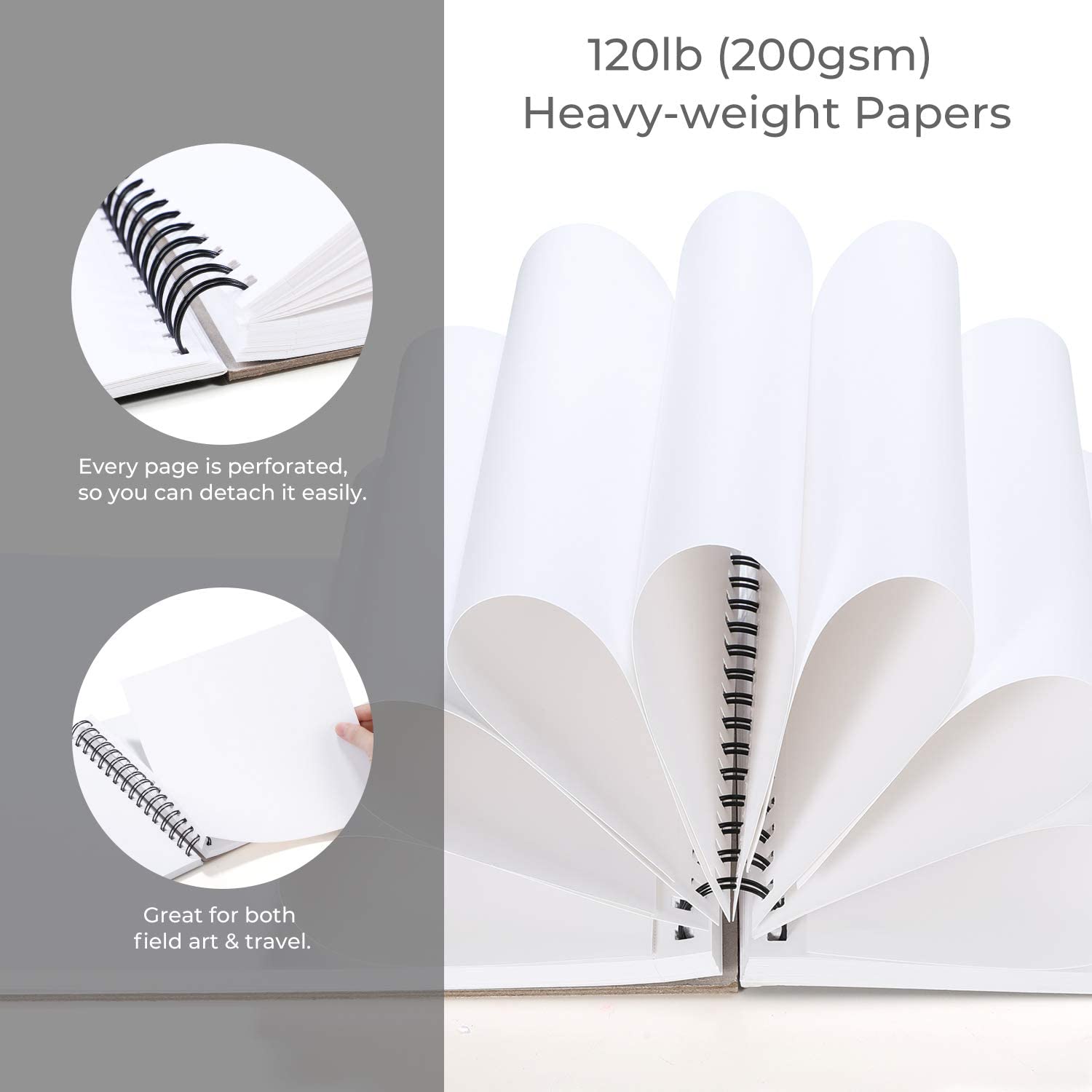 Ohuhu Spiral Bound Marker Pad  - Watercolor Brush Pen ulasan dan harga