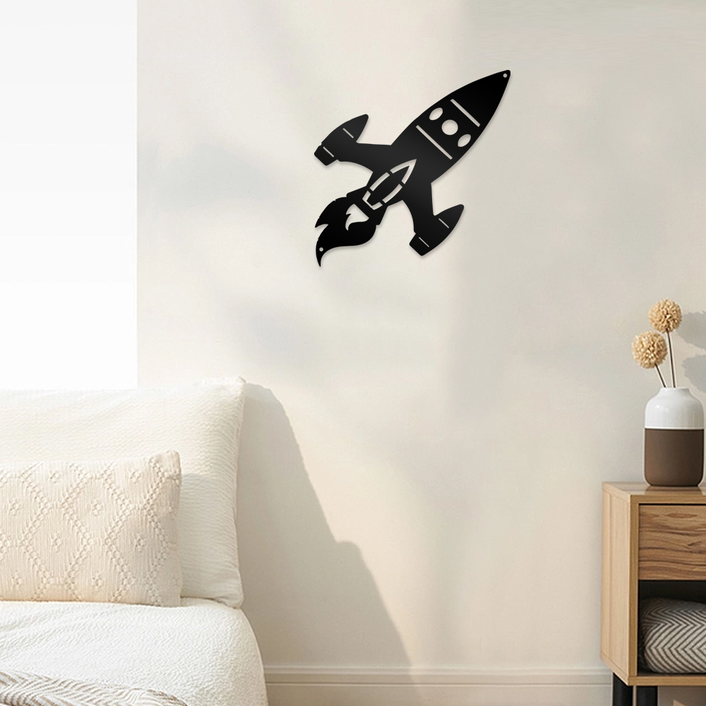 1pc Beauty Space Rocket Wall M - Art And Craft Rocket ulasan dan harga