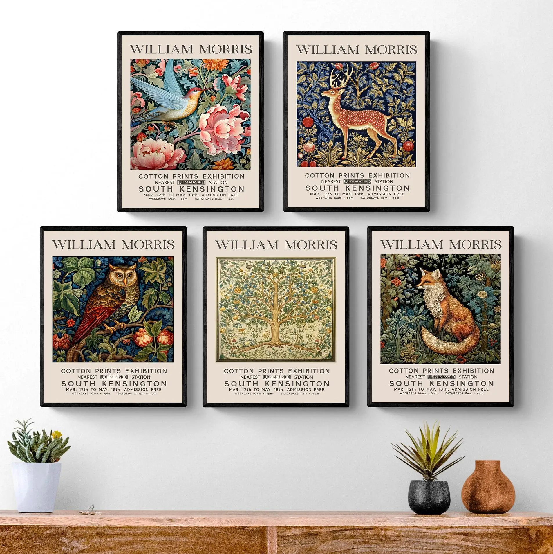 Classic William Morris Owl Kin - Art Craft William Morris ulasan dan harga