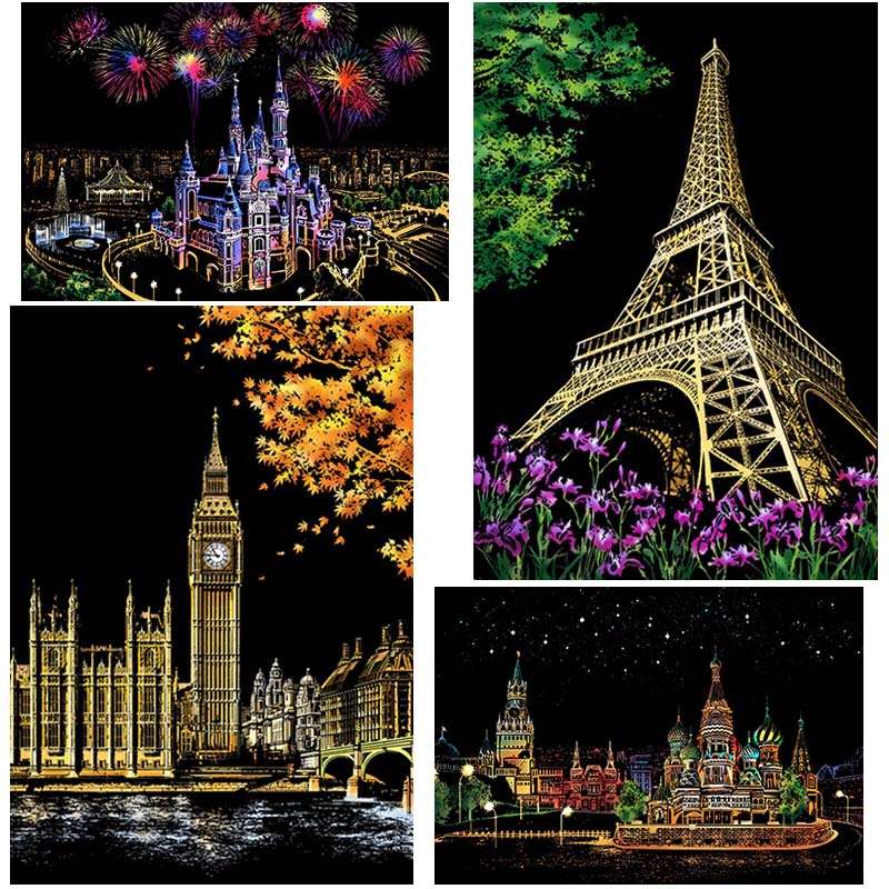 New Creative Magic Scratch Art - Art Craft 3 Year Old ulasan dan harga