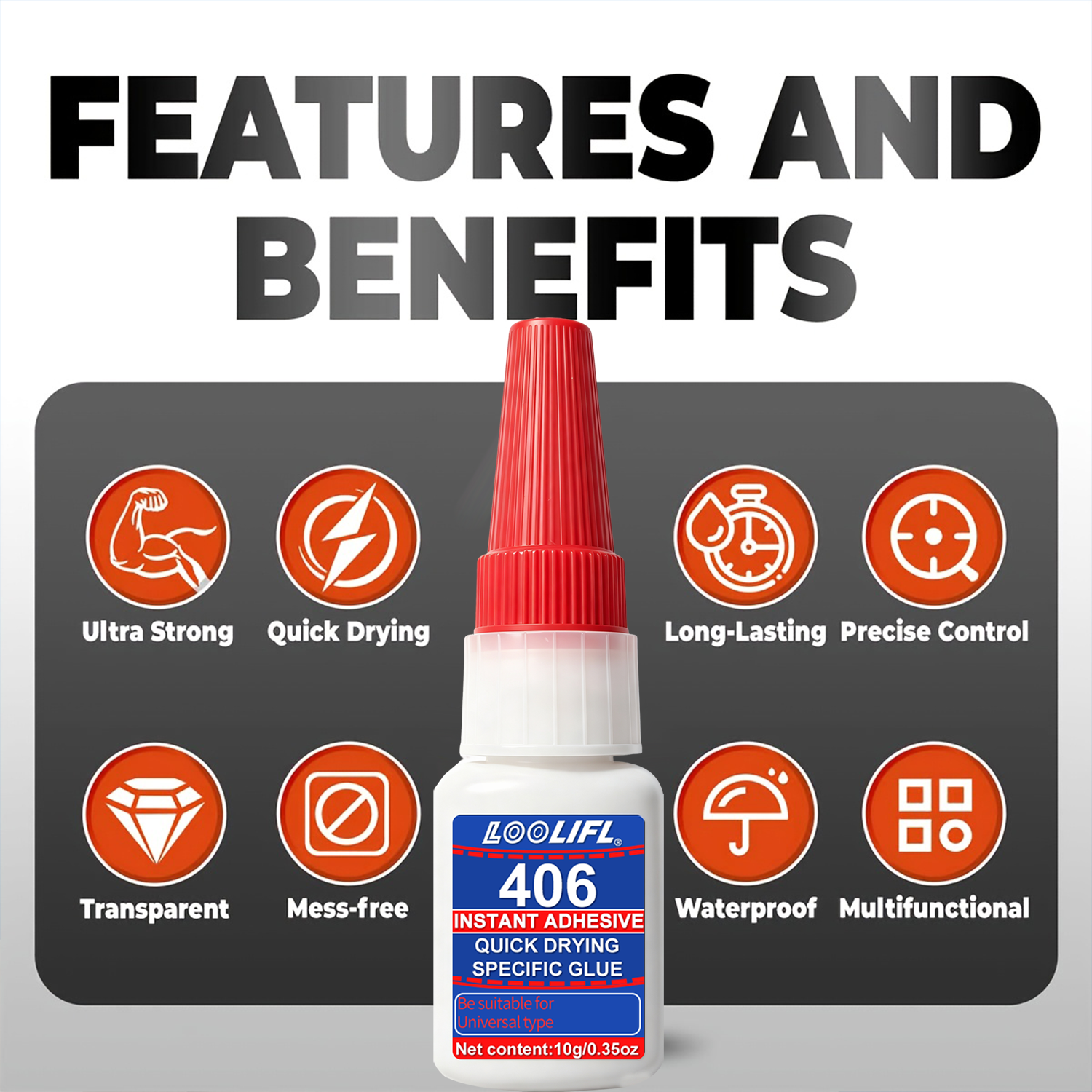 New Fast‑Curing Super Glue Cle - Art Craft Market ulasan dan harga