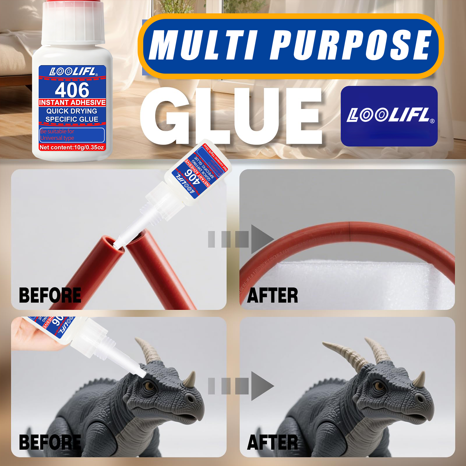 New Fast‑Curing Super Glue Cle - Art Craft Market ulasan dan harga