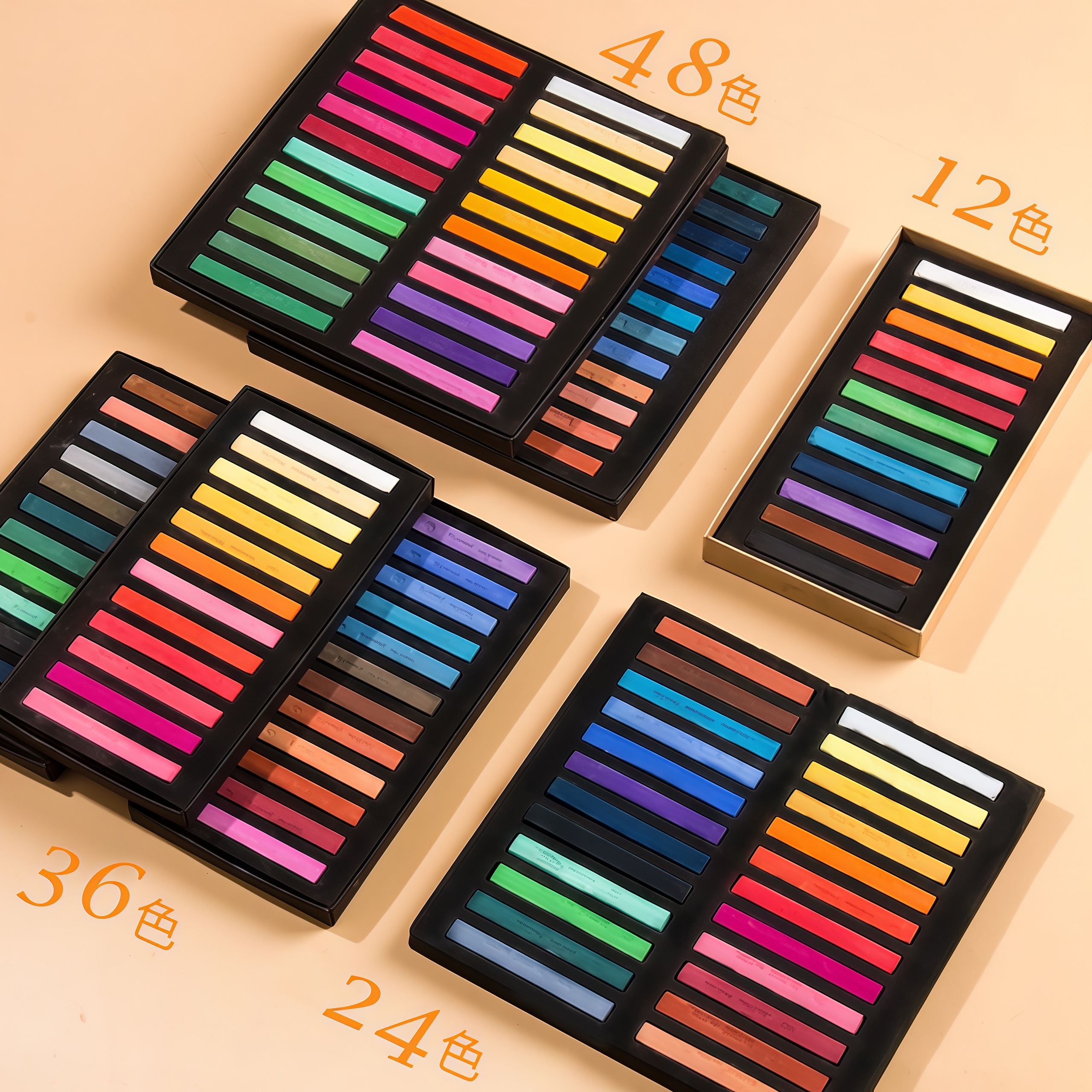 12/24/36/48 Colors/Set Art Dra - Chalk Pastel Set ulasan dan harga
