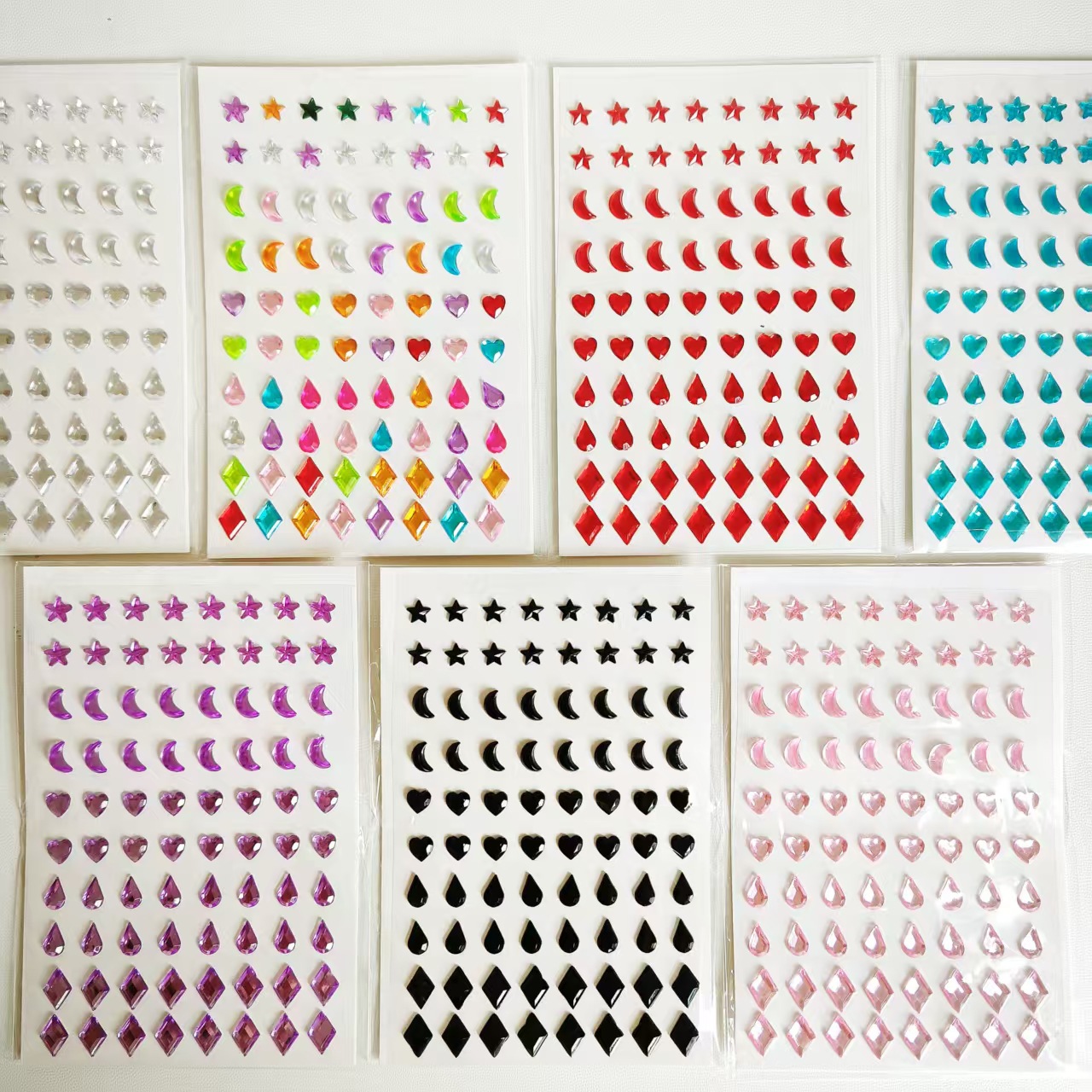 Acrylic 3D Gem Sticker Art Cro - Art Crafting ulasan dan harga