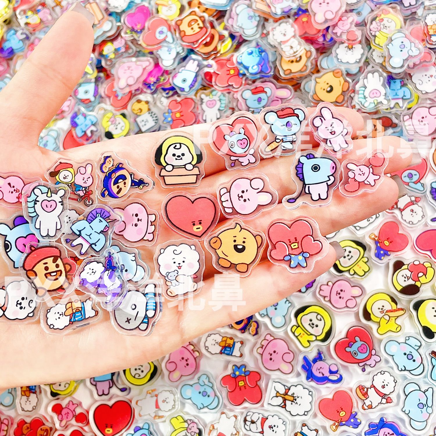 100pcs BT21 BTS single-layer 2 - Art Craft Market ulasan dan harga