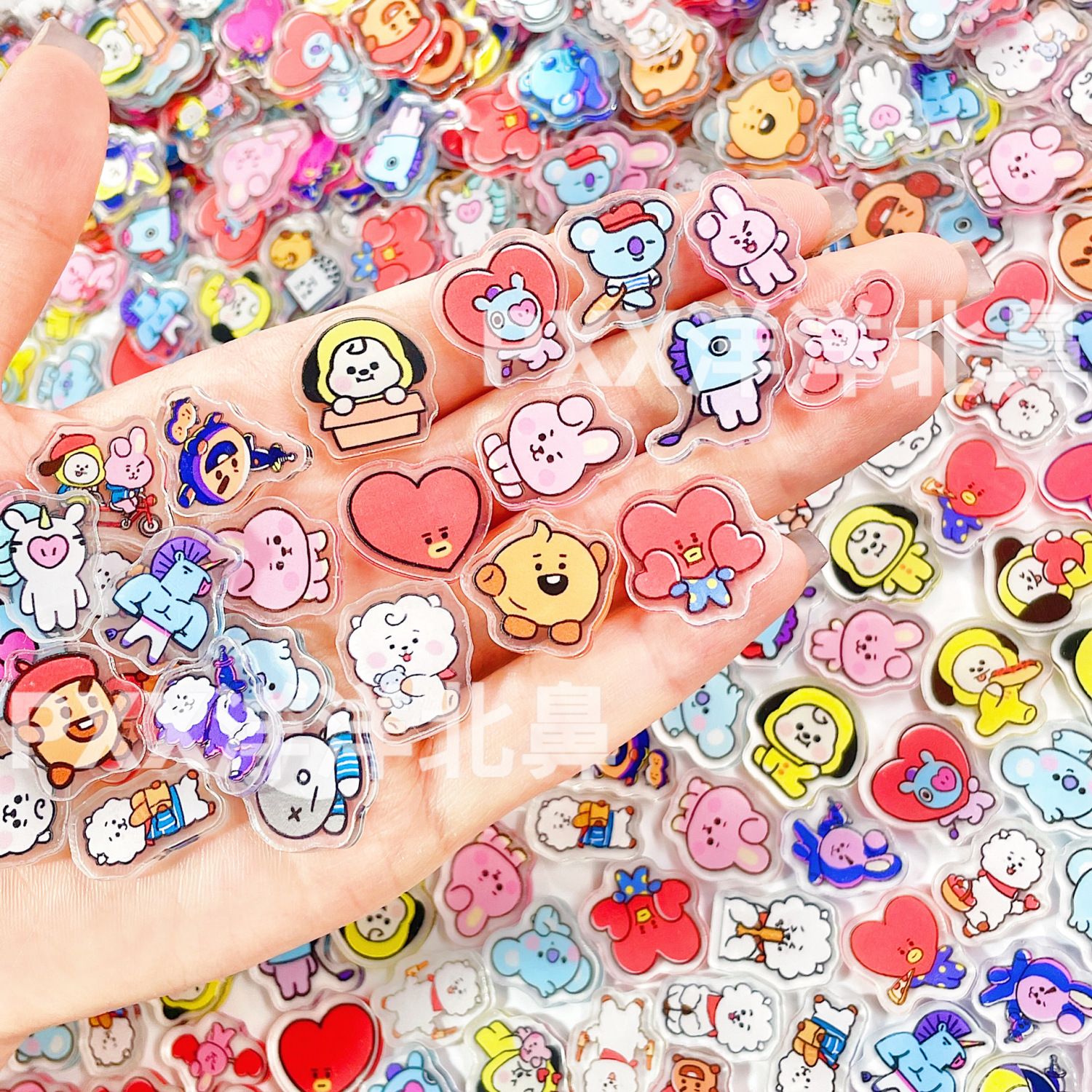 100pcs BT21 BTS single-layer 2 - Art Craft Market ulasan dan harga