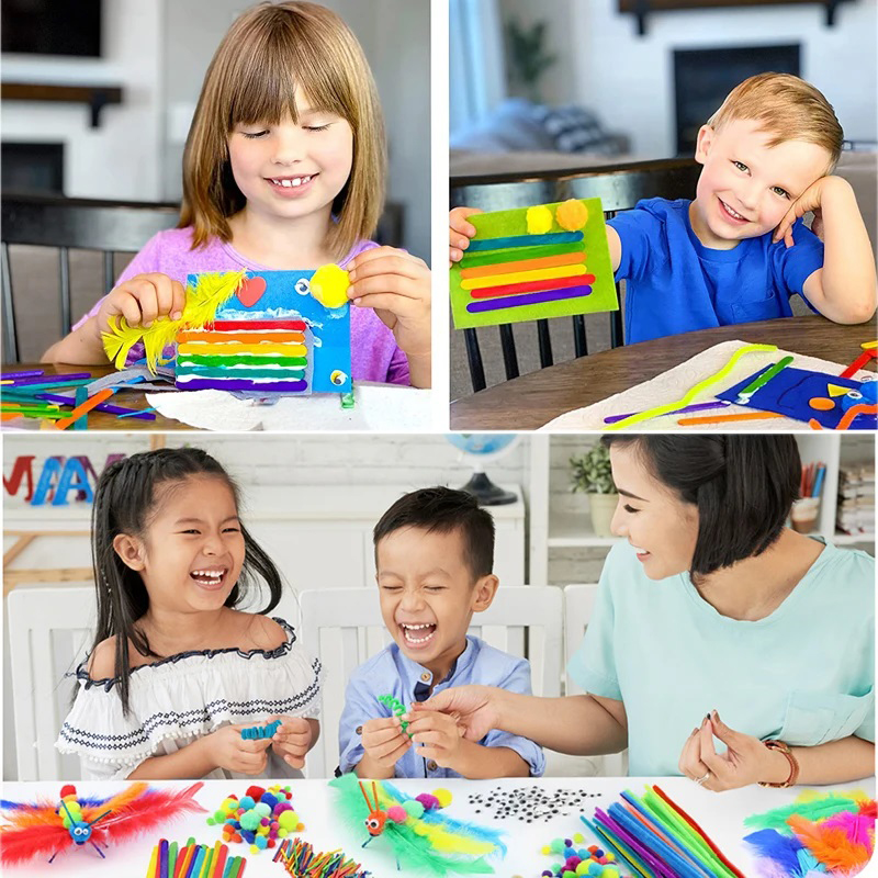 1000pcs Kids Crafts Art Suppli - Art And Craft Nature ulasan dan harga
