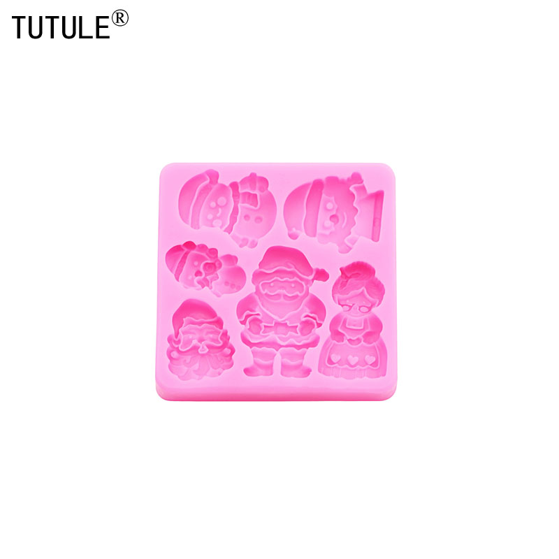 Santa Claus Silicone Mold Chri - Art Craft Glue ulasan dan harga